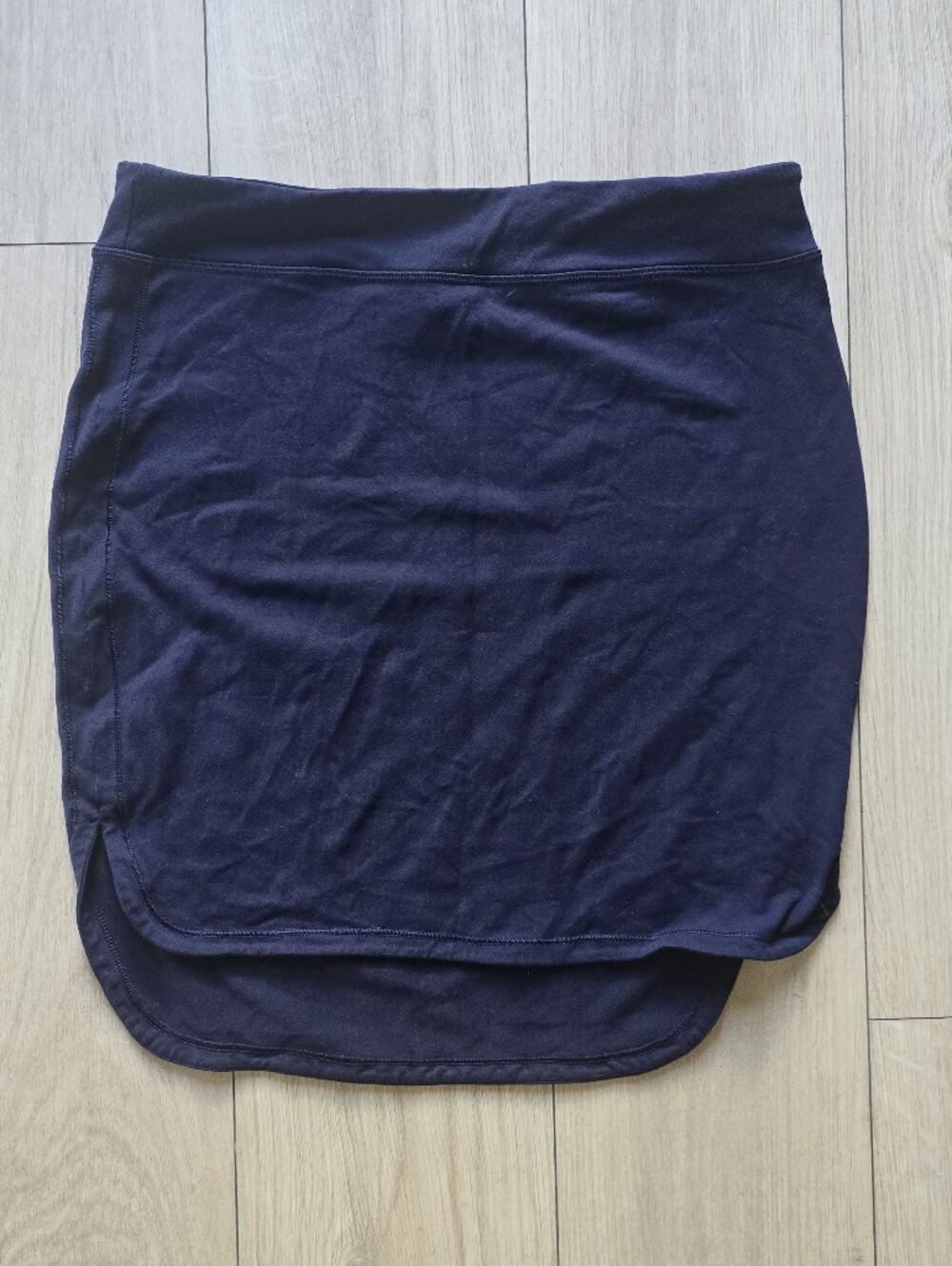 Lululemon City Skirt Navy Blue Womens Size 8 Mini Pencil Pull-On Stretch